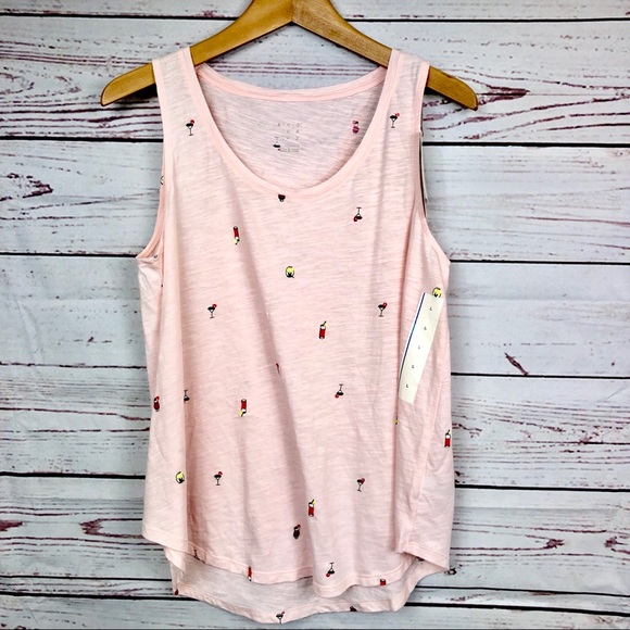 🎁A NEW DAY🤩 Martini Tank Top Size Large - Picture 1 of 5